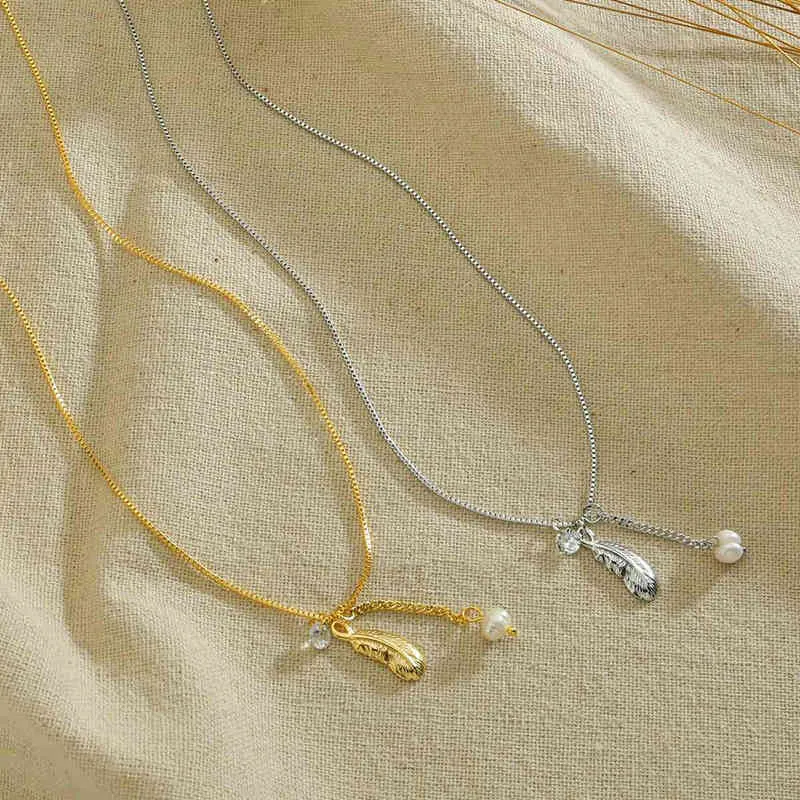 Ожерелье из нержавеющей стали Pearl Pearl Cleance Exonsance 316L 316L для женщин-подруги воротник