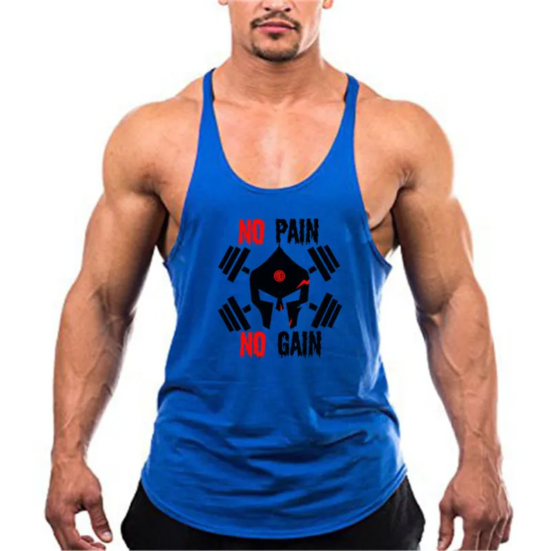 Roupas de marca de fisiculturismo ginásios fitness homens tanque de tanque sem dor sem ganho de impressão colete stringer sportswear undershirt 210421