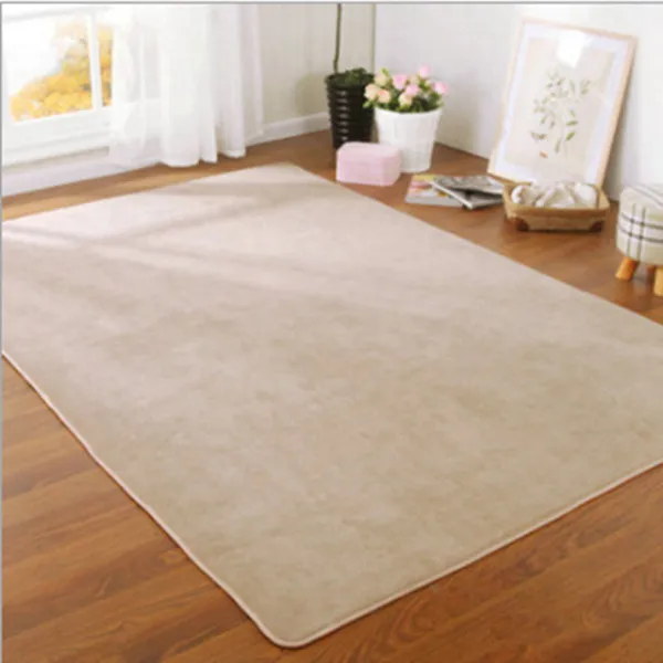 Living Room Short Hair Memory Cotton Rug Sofa Coffee Table Bedroom Non-slip Soundproof Household Carpet Gray2673