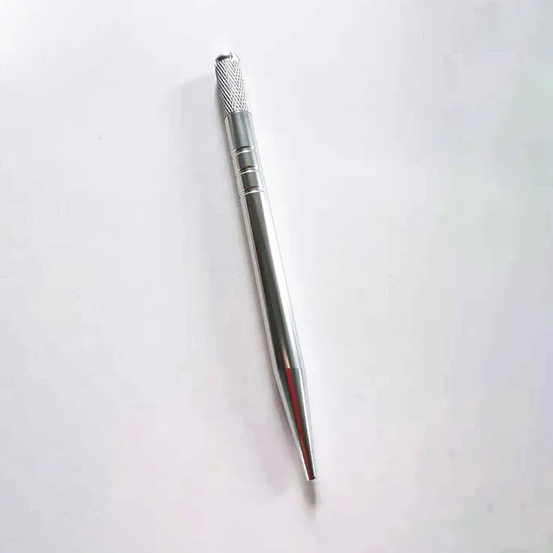 알루미늄 합금 영구 메이크업 눈썹 마이크로 블레이드 펜 머신 3D 문신 매뉴얼 더블 헤드 펜 4 색상 15151608