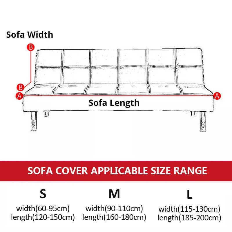 طي أريكة السرير غطاء s دنة تمتد مرونة المواد مزدوجة مقعد زلات ل غرفة المعيشة هندسية طباعة 211116