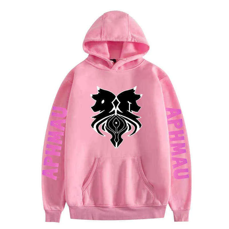 Aphmau Felpa con cappuccio stampata Felpa con cappuccio oversize unisex da donna Harajuku Streetwear Pullover G1208