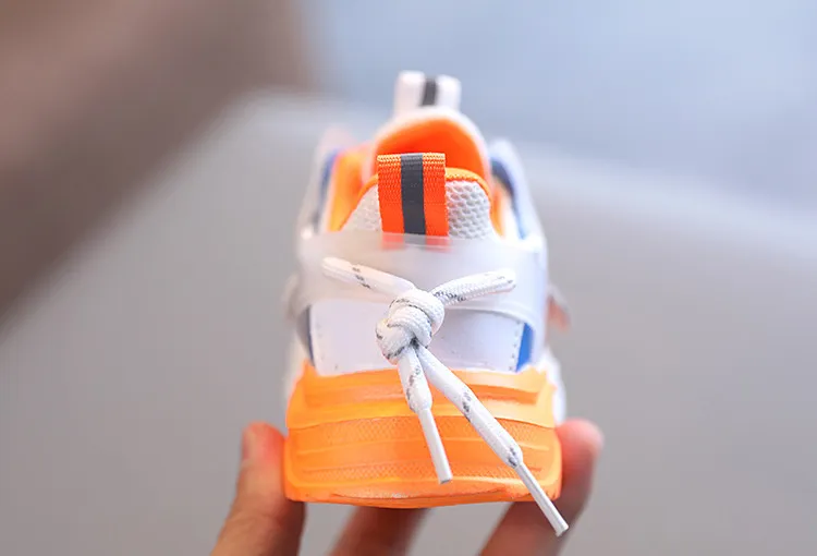 Bebek Moda Spor Ayakkabı Kız Erkek Renkli Sneakers Bebek Yumuşak Alt Nefes Açık Çocuklar Için Ayakkabı 1-6 Yıl