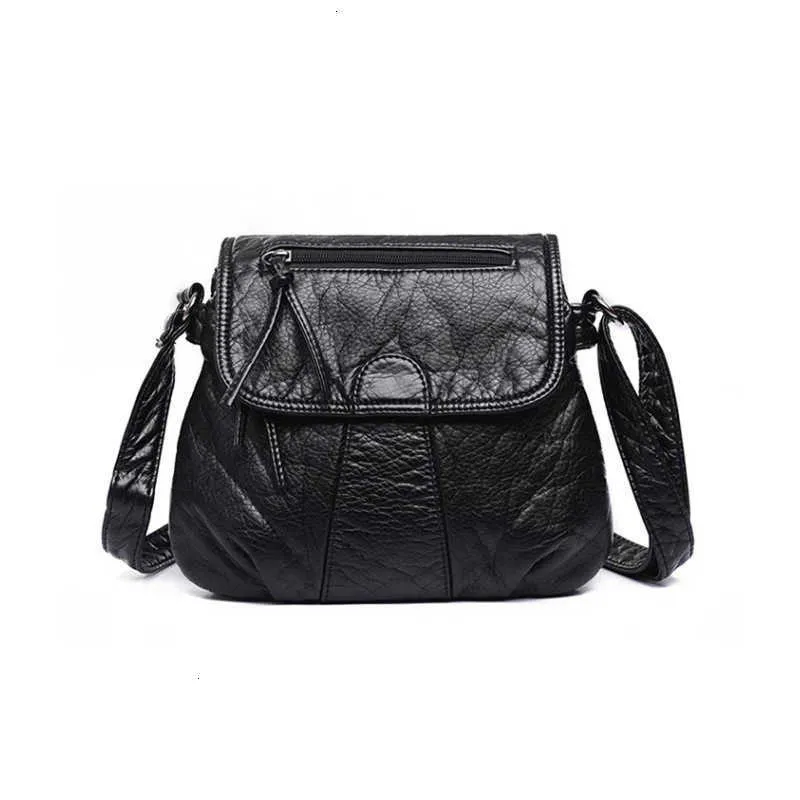 HBP Non-Brand Soft goods tide water wash leather single shoulder slant across fashion personality women's bag sport.0018