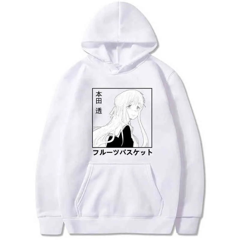 Anime Fruits Basket Hoodies Men Women Long Sleeve Tohru Honda Sweatshirt Kawaii Clothes H1227