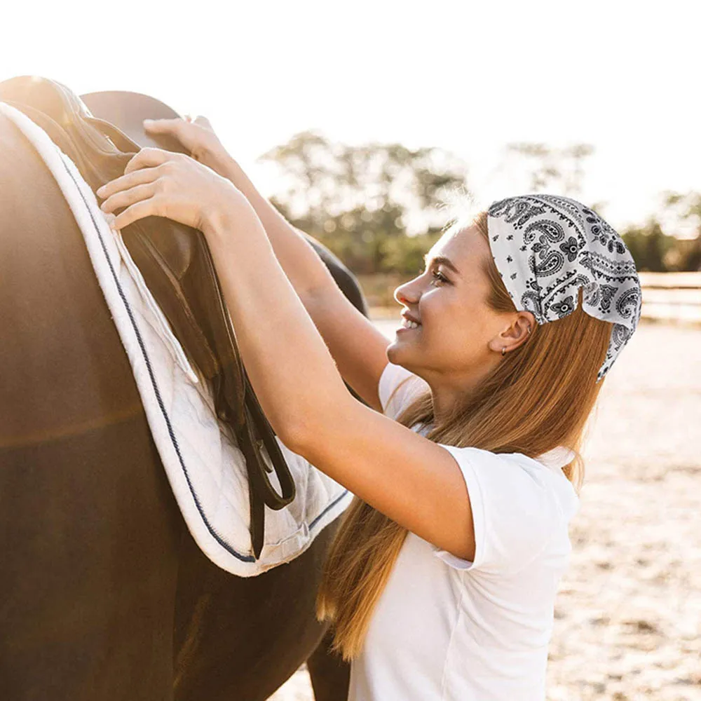 Nieuwe Driehoek Bandana Sjaal Volwassen Vrouwen Mode Hoofddeksels Hoofdband Bohemen Haarband Hoofd Wrap Accessoires