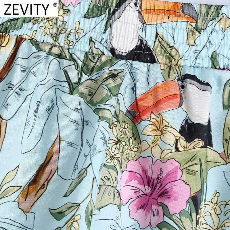 Zevity Women Fashion Animal Floral Druku
