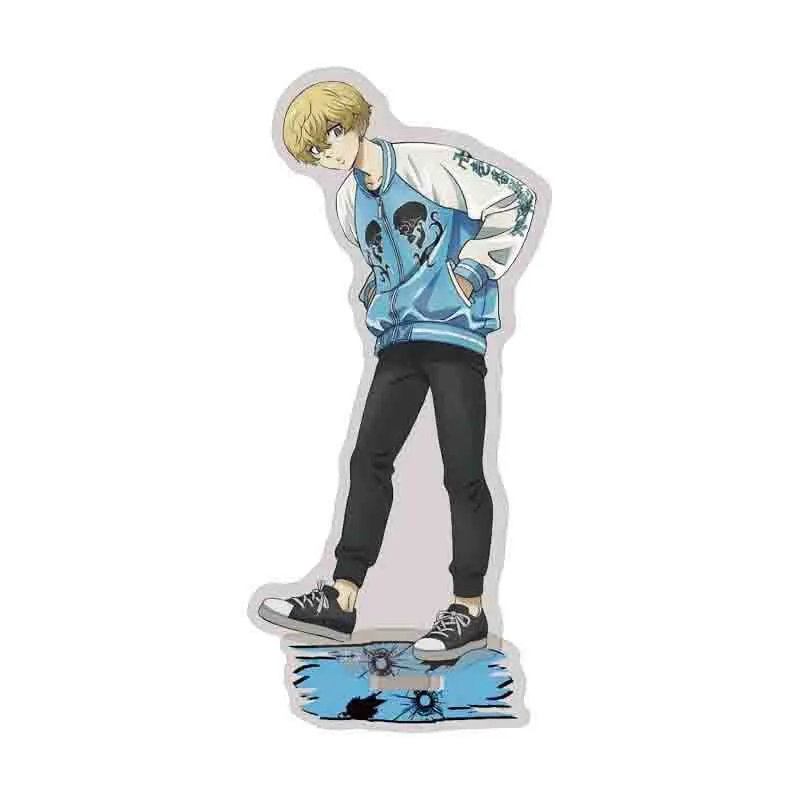 Anime Tokyo Revengers Figure Cosplay Acrylique Stands Manjiro Ken Takemichi Hinata Atsushi Modèle Plaque Fans Cadeau Collection Accessoires G1019