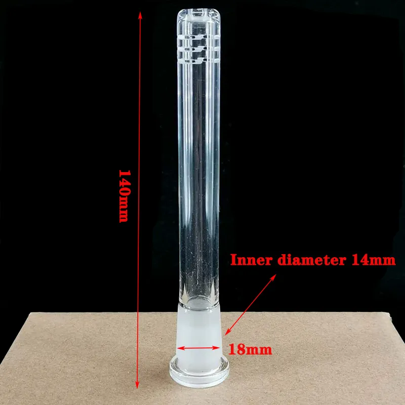 Glass Diffuser Smoking Pipes Stem Downstem Slide Cone Piece Bowl f Filter for Shisha Hookah / Chicha / Narguile Accessories