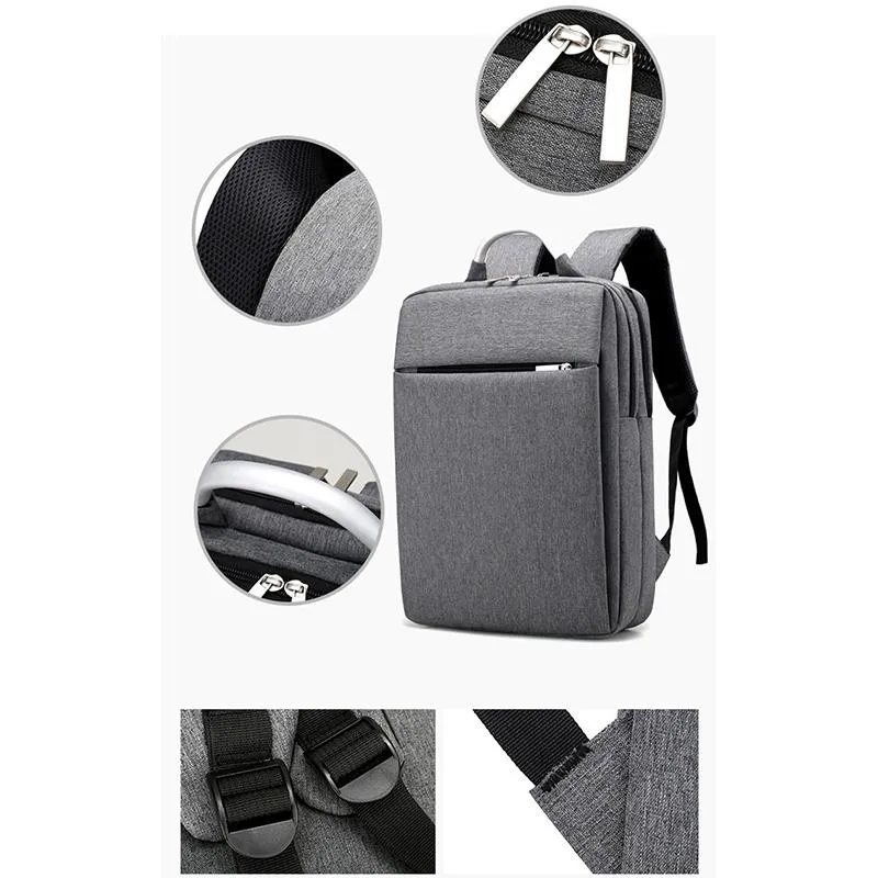 Rucksack 2021 Schwarz Business für Männer Hohe Qualität Nylon Unisex Reise Laptop England Stil Schultaschen Teenager310I