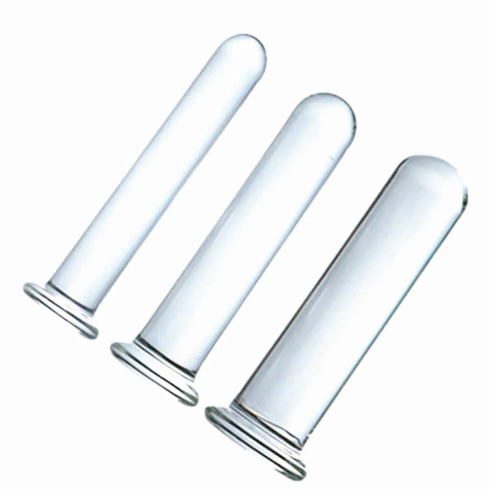 Nouveau gode en verre à 6 tailles grosse glève-verre pénis cristal anal plug adulte toys sexy for women g spot stimulateur lisse belle 5364202