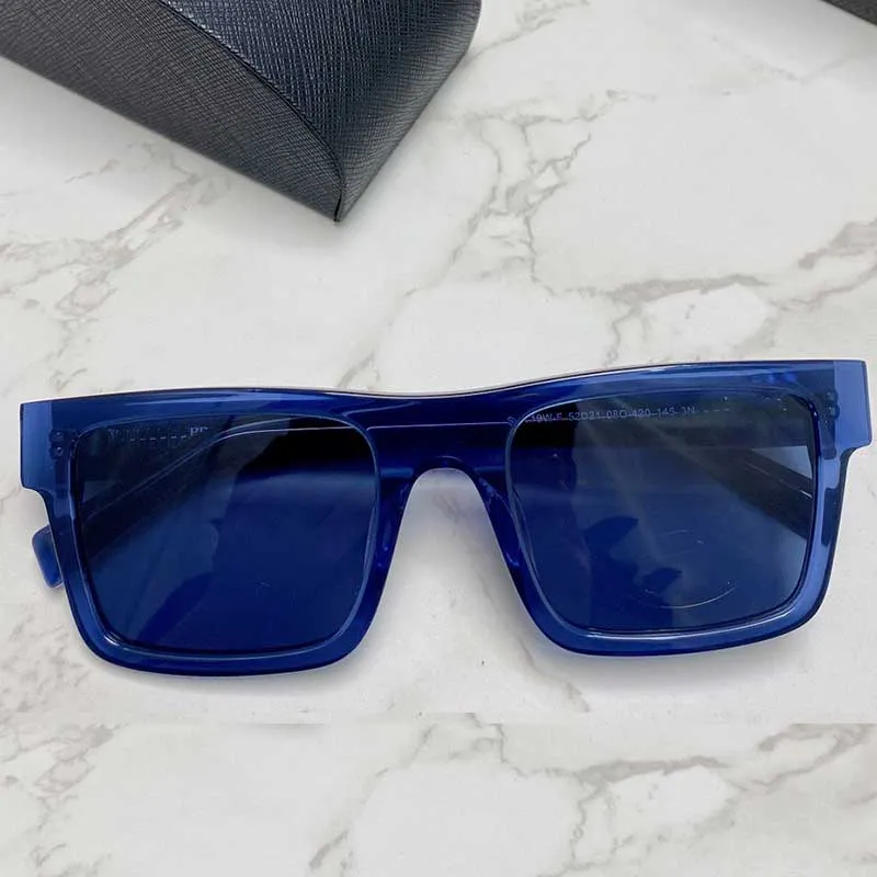 Мужские солнцезащитные очки P для дома PR 19WS дизайнерские очки для вечеринок мужские сценический стиль топ высокого качества модные вогнуто-выпуклые трехмерные li255v