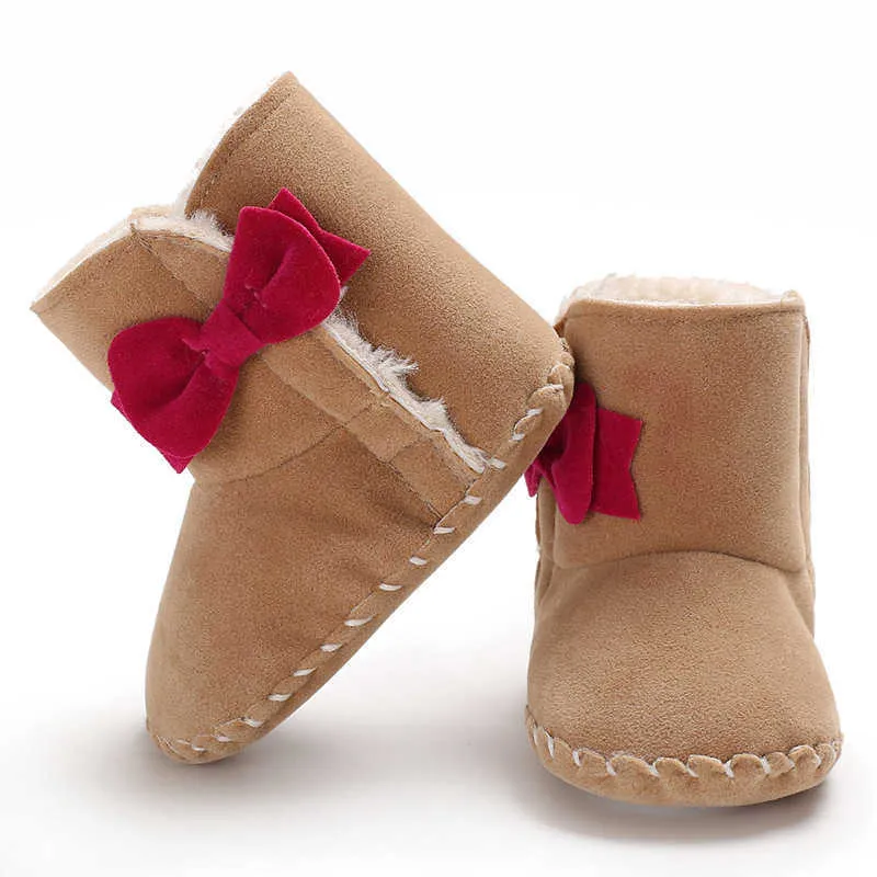 Super chaud nouveau-né bébé filles princesse bottes d'hiver premiers marcheurs anti-dérapant infantile enfant en bas âge enfant fille chaussures chaussures G1023