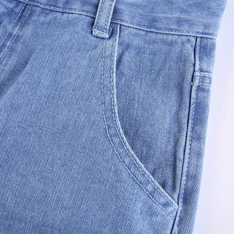 Nouveau designer y2k pantalon Baggy Jeans Womens Wide Lam Pant gros poches pantalon Vintage Streetwear Femme Jean Denim Femme