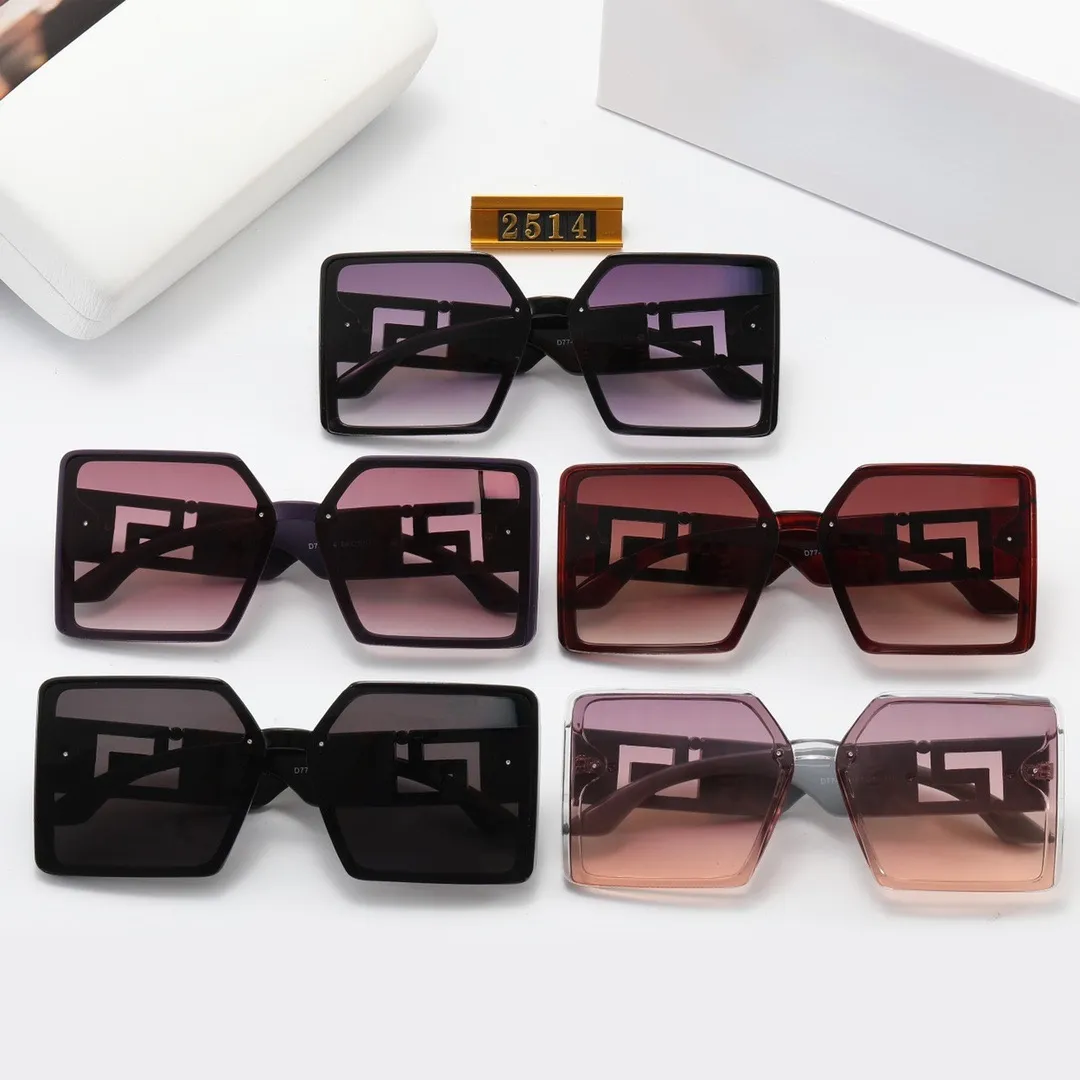 Fashion luxury Simple style Sunglasses Personalized Sunglasses Large Frame Round Face Glasses high-end product