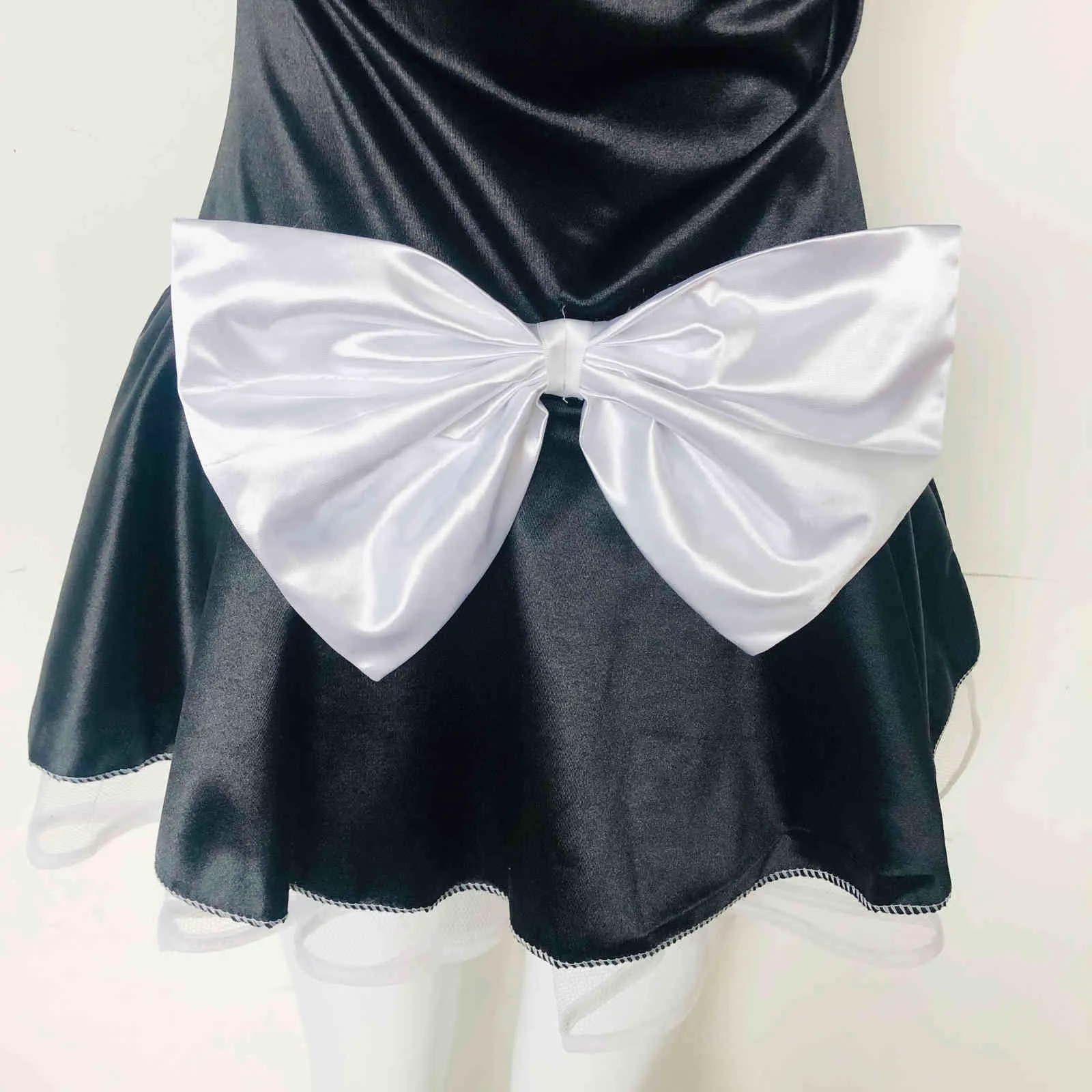Utmeon Plus size S-6XL Sexy Costumes Women's Night French Maid Cosplay Costume For Halloween Women's Exotic Servant Dress L0407