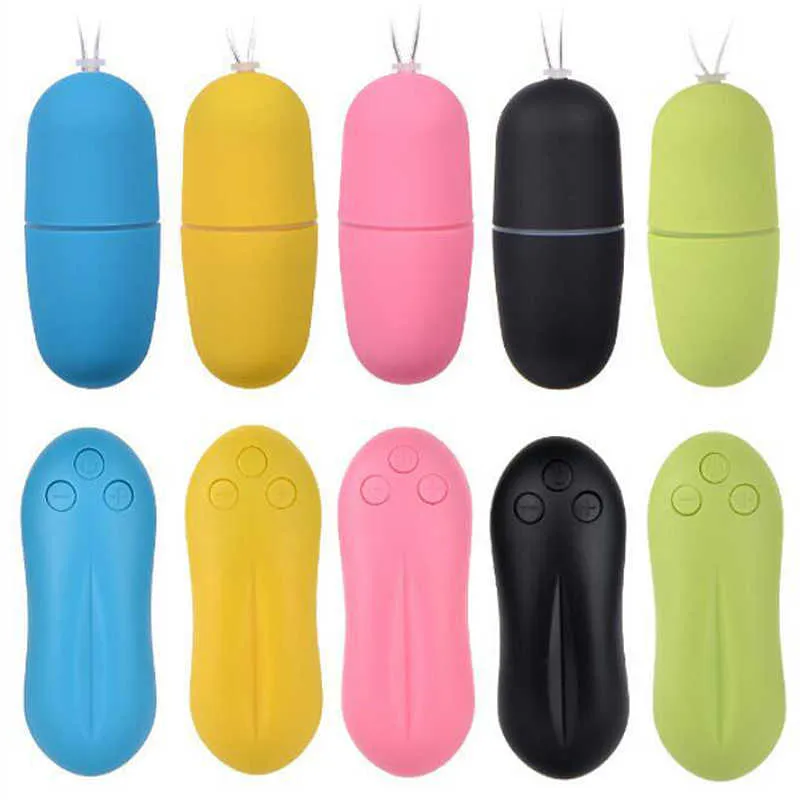 Kvinna Mini Vibrator 20 Hastigheter Bilnyckel Trådlös fjärrkontroll Styrda Hopp Sexägg Vuxen Sexleksaker för Kvinnor Sex Produkt P0818