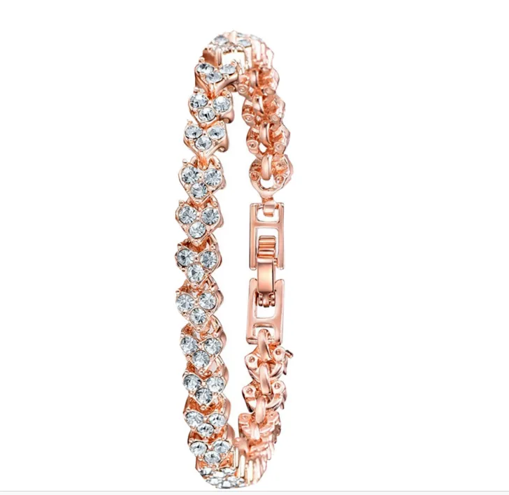 MULILAI Marke 32MM Luxuriöser Stil Damenuhren Diamant Weißes Zifferblatt Elegante Quarz Damenuhr Roségold Armband Armbanduhren235R