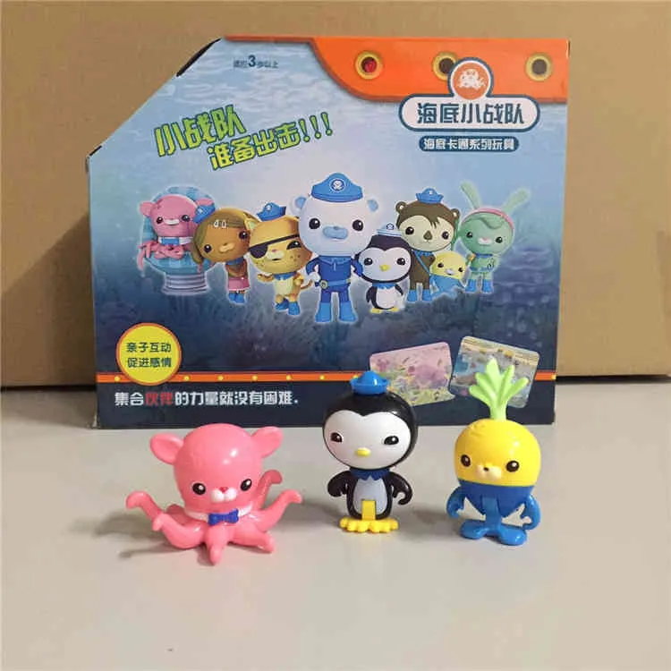 Octonauts Figures Toys Peso Captain Barnacles Kwazii Shellington Dashi