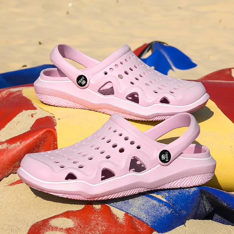 Sabots pour femmes sandales été chaussures de plage en plein air sans lacet chaussures d'eau pots Sandalias sabots de jardinage en caoutchouc pour hommes