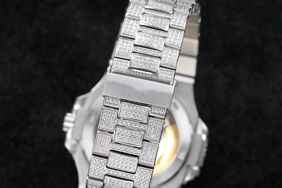 R8 5719 VR Designer Men's Watch 5719 V3 Version Montede 40mm 324 Automatisk mekanisk rörelse diamantvattentät lysande WA238M