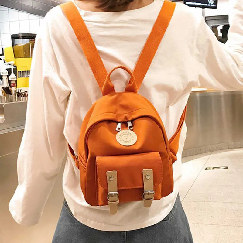 Fashion Women Plecak Wysokiej jakości zamek błyskawiczny plecaki małe nastoletnie torba szkolna podwójne pasa mini torby na ramię 211025278k