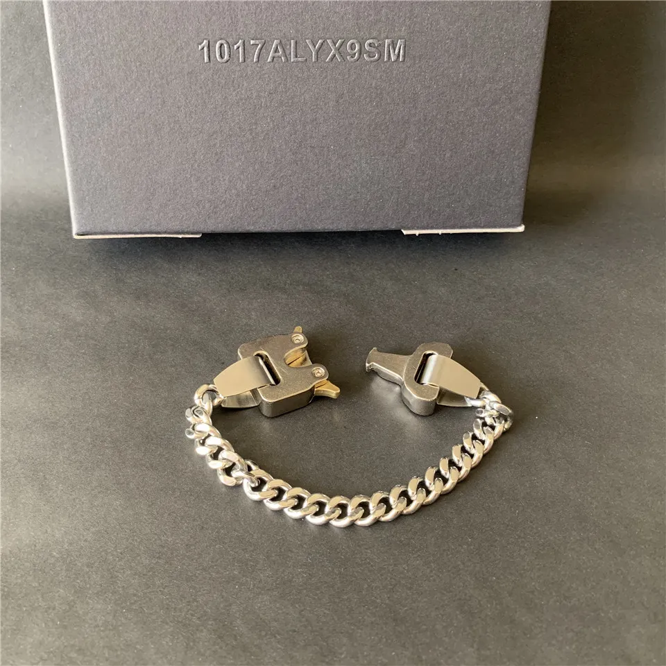 Bracelet River Link Bracelets Men Femmes Titane en acier inoxydable 1017 Boucle métallique alyx 9sm fabriquée en Autriche5990907