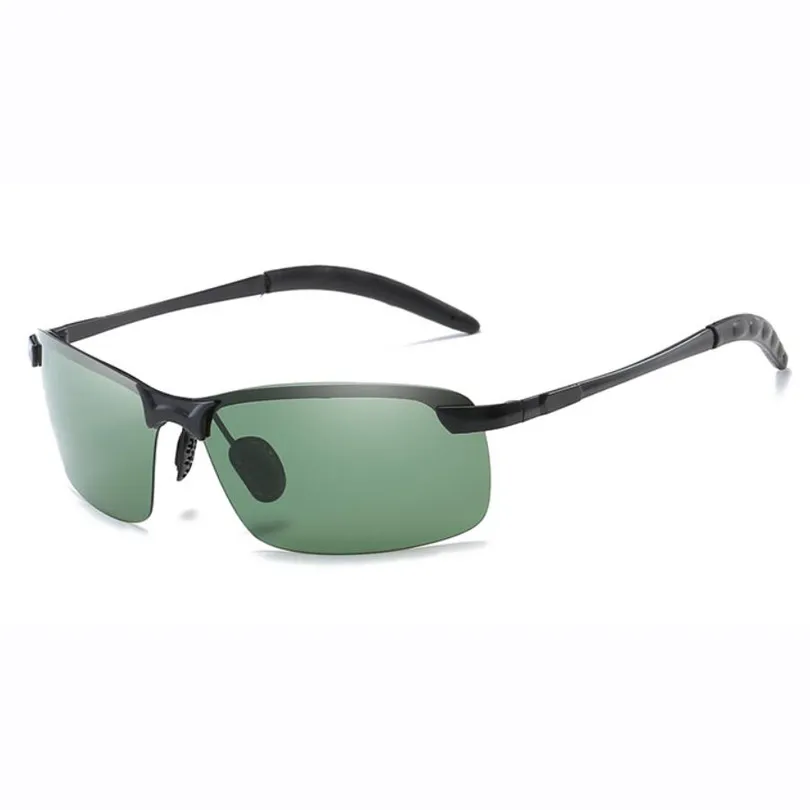 Square Men spolaryzowane okulary przeciwsłoneczne 66 mm noktowi designerskie okulary Day and Night Lens Shades Uv400 Man's Sunglas z case282p