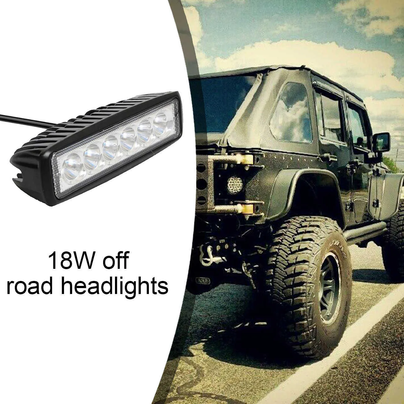 Super Bright LED Fog Light Bar 12D 6inch Offroad Combo Led Bar for Truck 4x4 SUV ATV Niva 12V 24V Auto Driving Light Car