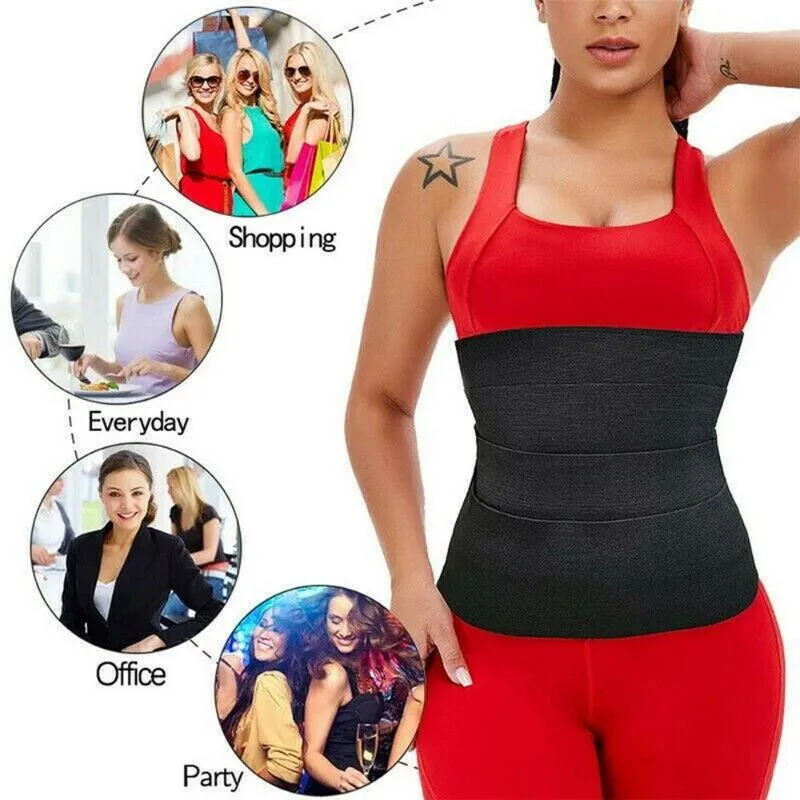 Ceintures Traineur réglable Traineur Femme Top Corps Shaper Sratch Me Up Bandage Wrap Tummy Celt Shaperwear Stretch Bands325n