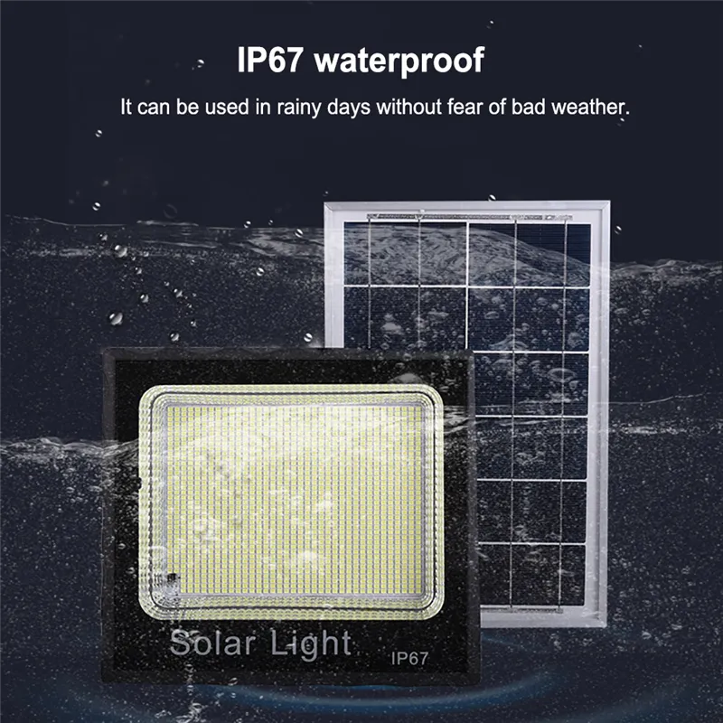 LED Solar Light Outdoor IP67 Waterproof Flood Lamp Outdoor Garden Wall Lights For Path Street Corridors Courtyards Landscape Spotl187e