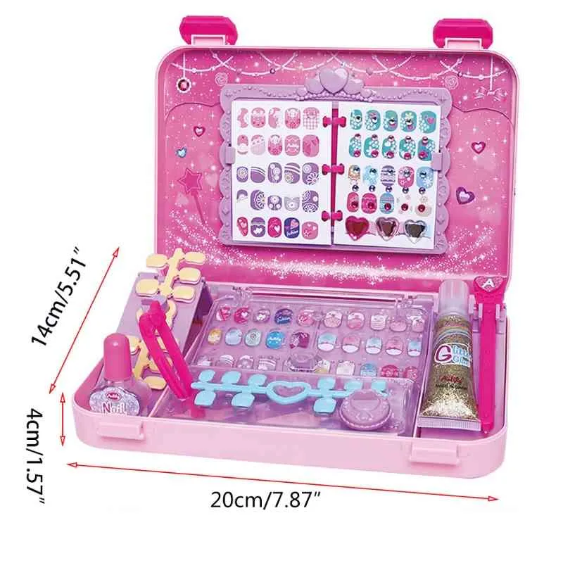 Dreamy Nail Art Sets Nail Art Toys Girls Gifts Pretend Play Safe No Toxic For 4 5 6 7 8 Years Old Girl56859775717584