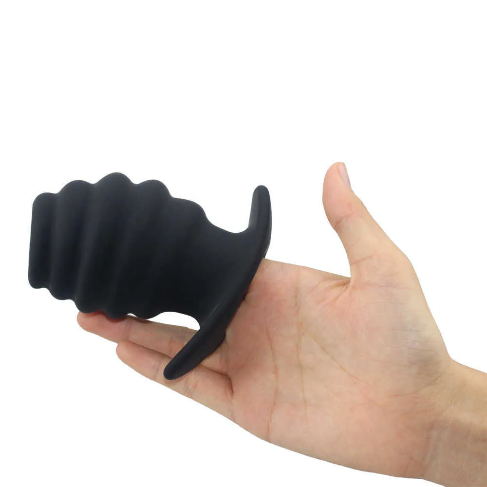 Silicone oco butt plug espéculo ânus dilatador macio bdsm brinquedo anal extensor enema limpeza brinquedos para gays homens mulheres sex shop1517449