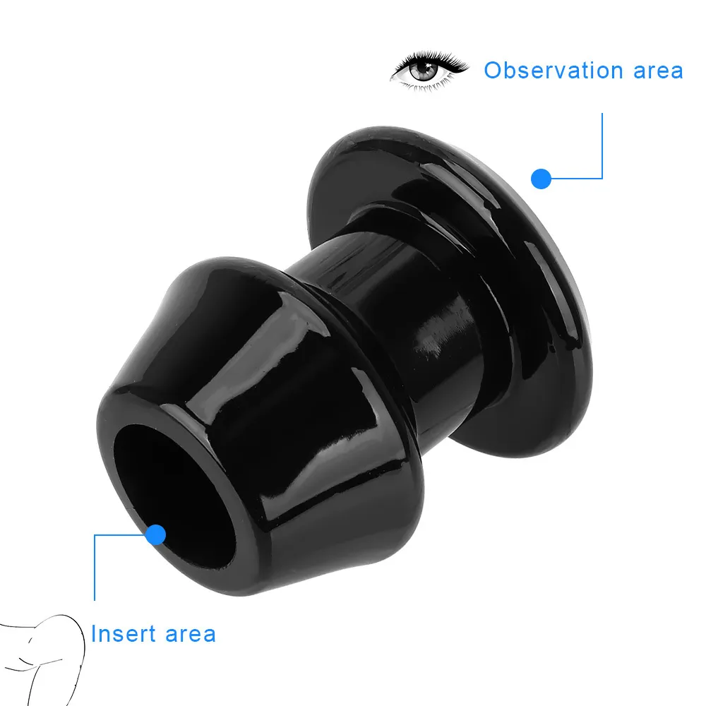 Men Sex Toys Hole Enema Nozzle Anal Shower Cleaning Set Inflatable Tube Enlarge Anus Dilator Plug X0401