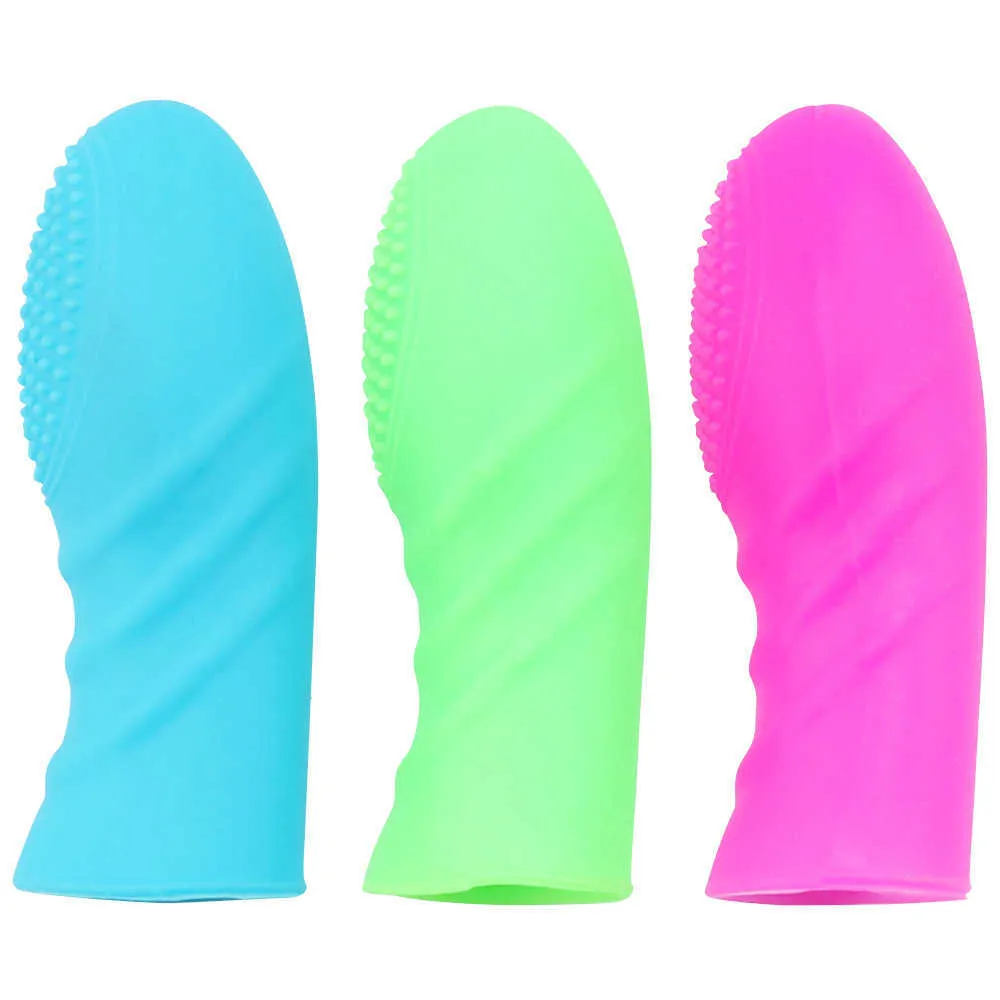 マッサージアイテム3ピースの指のおもちゃの再利用可能な陰茎エクステンダースリーブGスポットバイブレーターオナニーマッサージクリトリスが女性のためのセクシーなおもちゃを刺激する