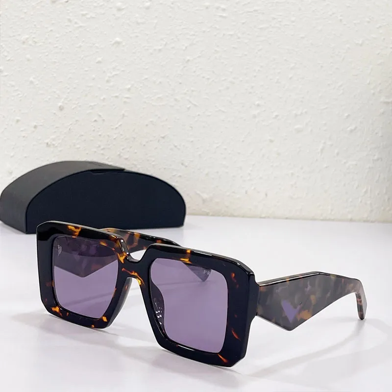 Männer Frauen Designer Sonnenbrille Quadratischer Rahmen Symbole SPR 23Y Einzigartige Bügel Mode Sinn Super mit Originaletui und Brillenband322f