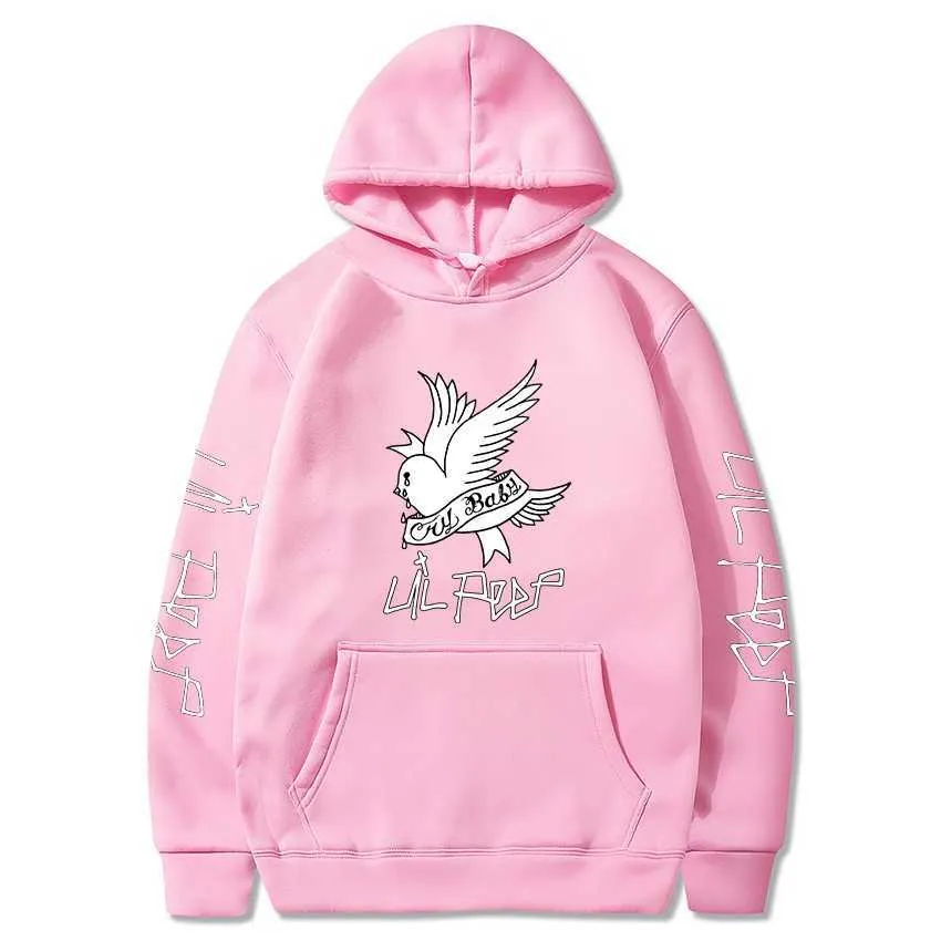 2021 Lil Peep Hoodies Men Sweatshirts Hooded Pullover Sweatershirts Male/Women Cry Men Hoodie Streetwear H0831