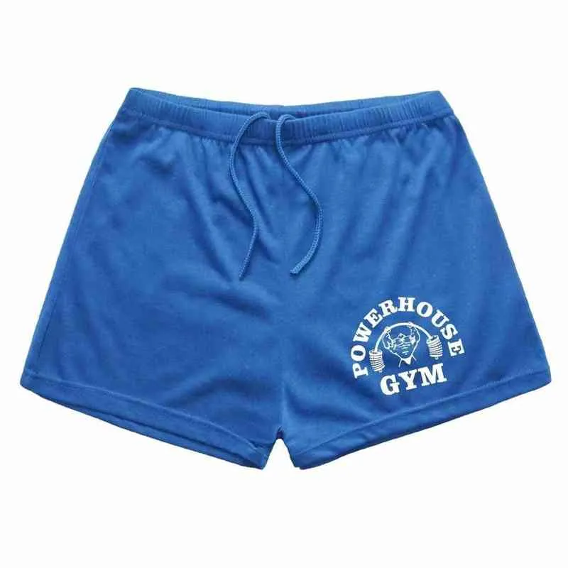 Snabbtorkande Shorts Män Solid Sportkläder Fitness Bodybuilding Kort Byxor Sport Homme Gym Utbildning Strand Shorts G1209