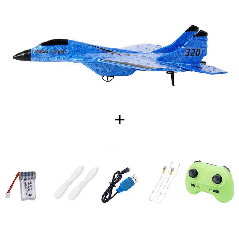 2 4G RC Plane Drone Aircraft Foam Glider Fixed Wing Remote Control Airplane Outdoor Electric Toys for Kids Boys Children Gift 21099158438