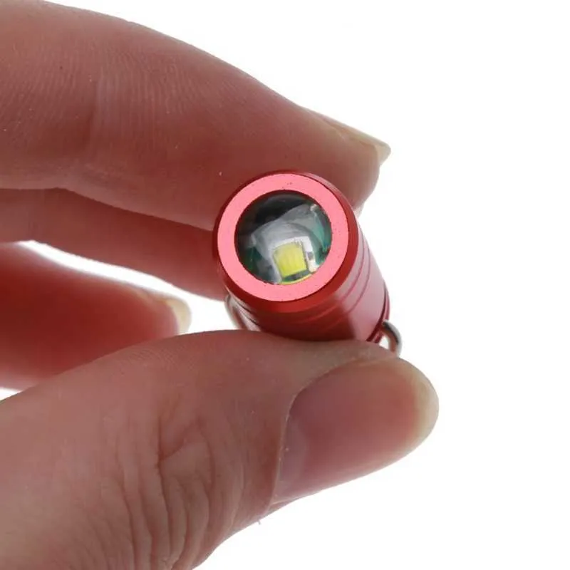 Protable Super Tiny Keychain Flashlight Smallest Bright Key Ring Light Torch G10194068078