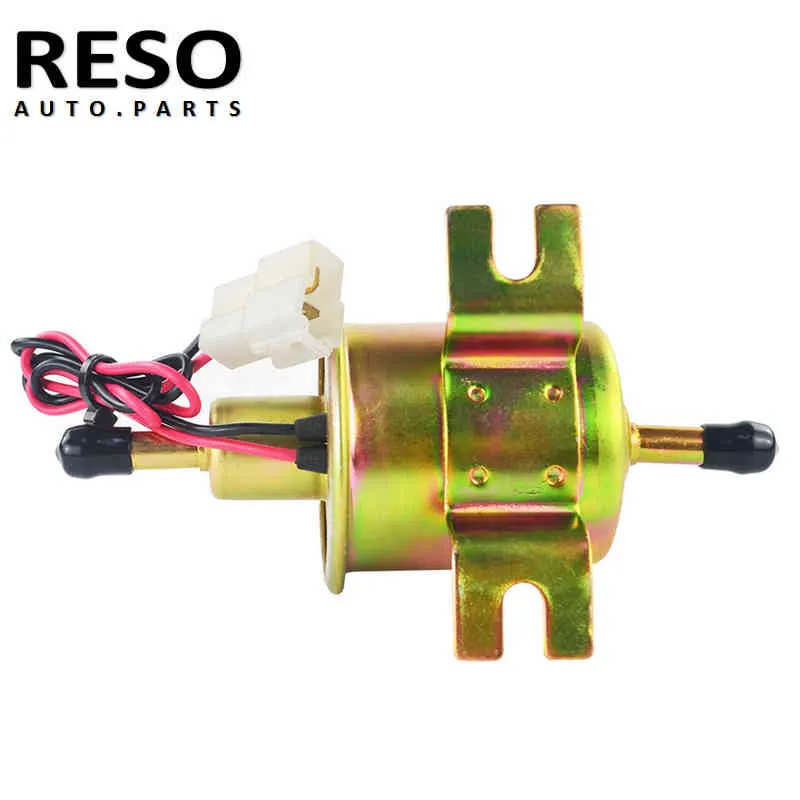 RESO-- Fil de fixation de boulon de basse pression d'essence diesel électrique de pompe à essence universelle 12V HEP-02A pour le carburateur de voiture moto ATV