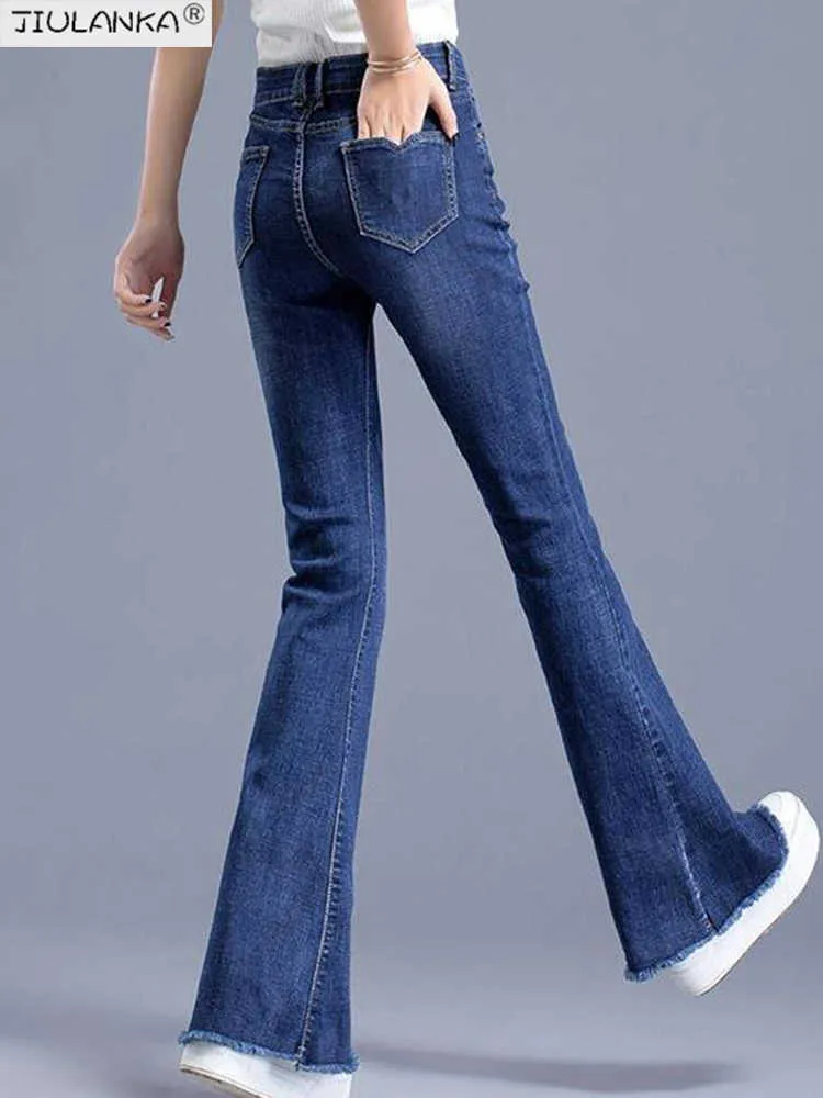 Women's jeans woman high waist Flared Jeans Pants pants for women Jean clothing undefined Woman trousers Clothing 210924