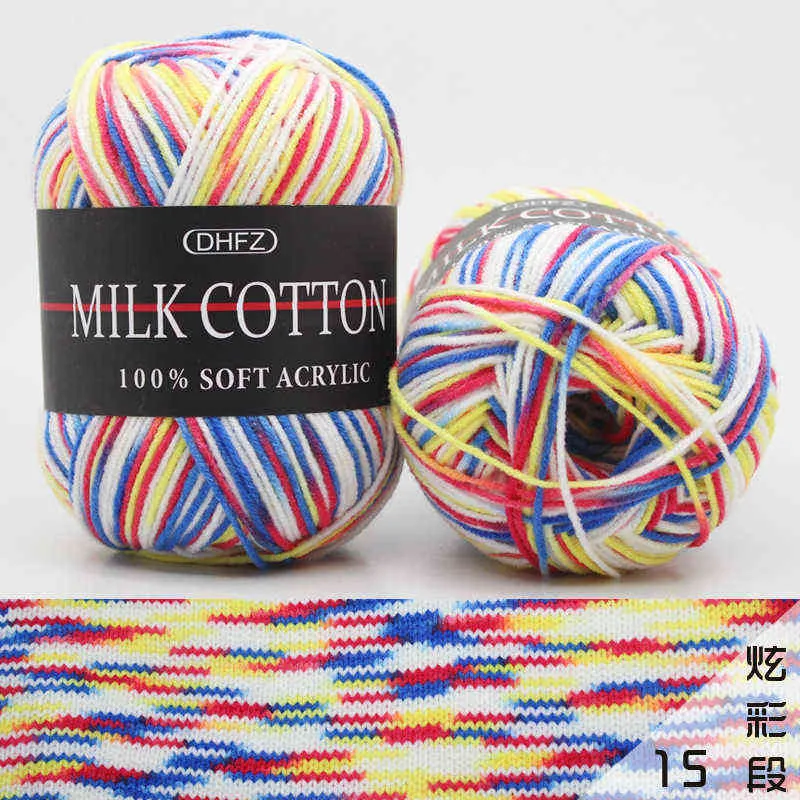 50g Farbverlauf Woolen Garn 3 Strang Faden Handgemachte DIY Gestrickte Pullover Schal Stricken Häkeln Handwerk Nähen liefert Y211129