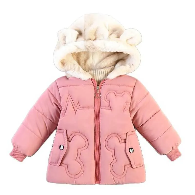 LZH 2021 Herbst Winter Baumwolle Kleidung Für Kinder Verdicken Baby Mädchen Mäntel Neue Oberbekleidung Für Jungen 2-4 Jahr jacken Kinder Kostüm H0909