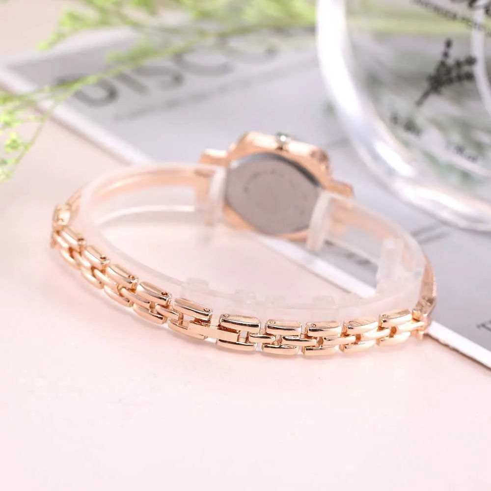 TOP5 Brand Luxury Bracelet Watch Women Watches Rose Gold Women Watch Diamond Ladies Watch Clock Relogio Feminino Reloj Mujer H1012273I