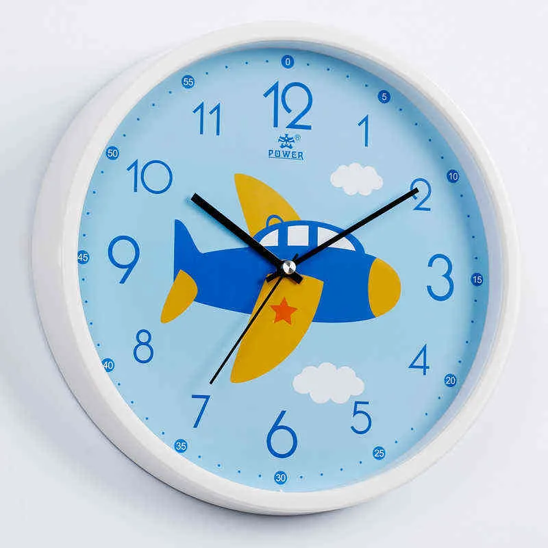 Basit Yaratıcı Duvar Saati Sevimli Karikatür Modern Sessiz Çocuk Odası Duvar Saati Metal Reloj Pared Grande Ev Dekorasyon ZP50WC H1230