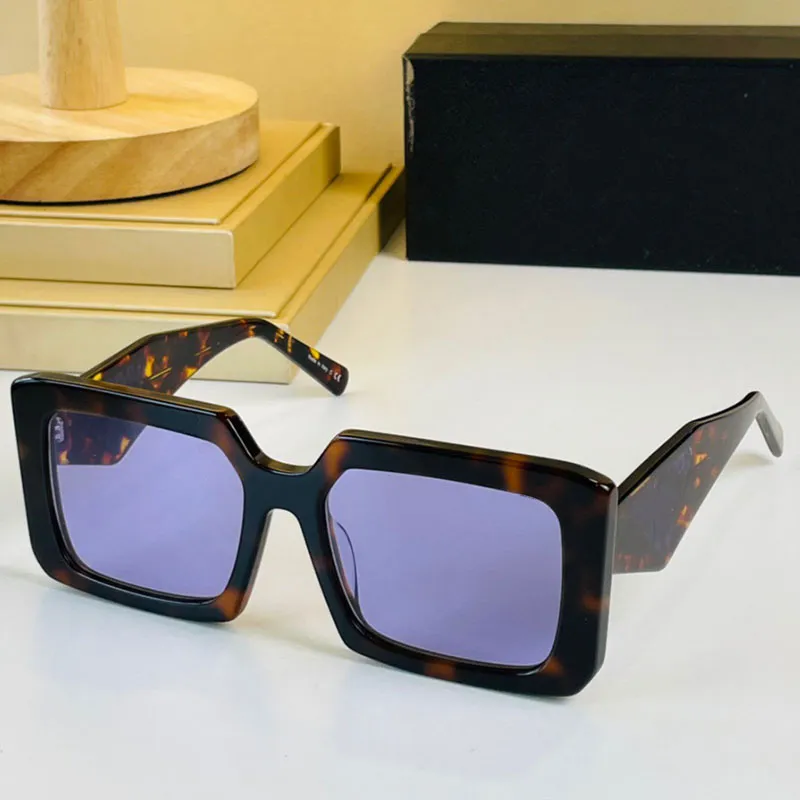 Damen Sonnenbrille PR 16YS Designer Partybrille Damen Bühnenstil Top Hochwertige Mode Bump Stereo Line Quadratischer Rahmen Designe227g