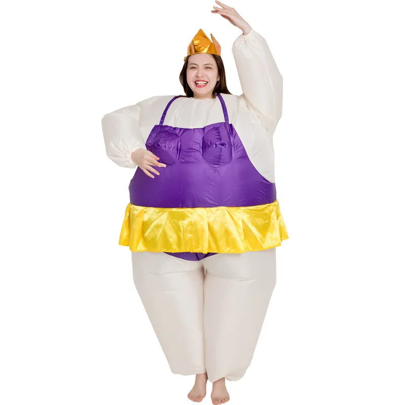 Costume de poupée mascotte adulte Hawaii danse Ballet Sumo Costumes gonflables Halloween dessin animé mascotte poupée fête jeu de rôle décor habiller vêtements