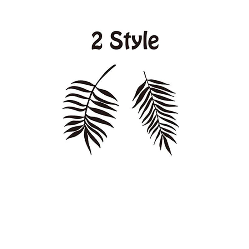 Large Palm Leaf Monstera Tropical Leaf Wall Sticker Living Room Bedroom Palm Leaf Leaves Nature Tree Wall Decal Wedding Decor (1)