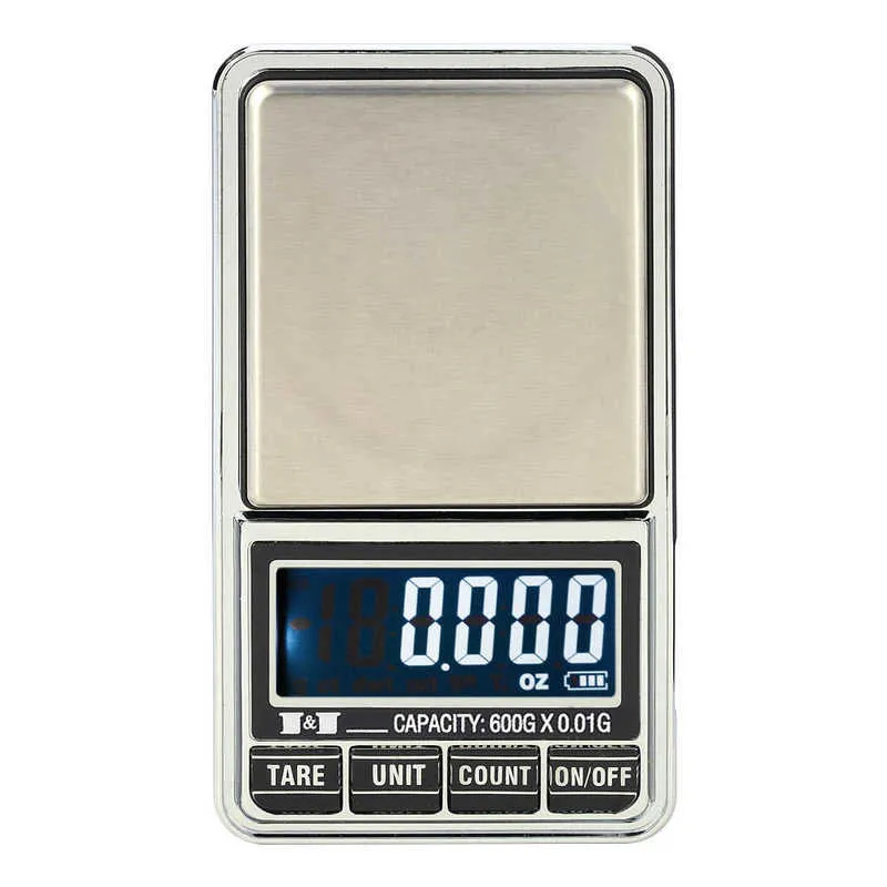 1000 * 0.1G / 600 * 0.01g Mini Escalas Digitas Bolso Jóias Escalas Equilíbrio Balance Balanca Escala Digital 210927